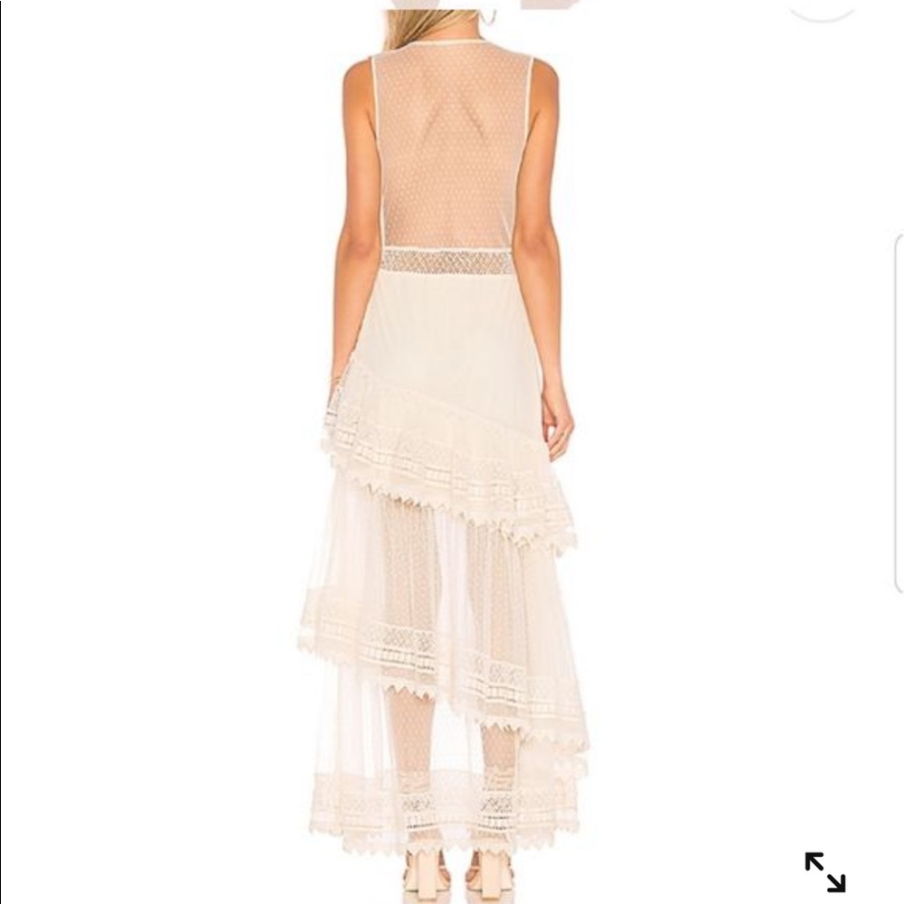 House of Harlow 1960 x Revolve valance ivory dress